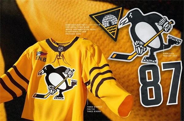 Pittsburgh 2025-26 Gold Uniform Pittsburgh 2025-26 Gold Uniform