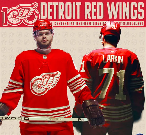 detroit red wings Heritage Rich Centennial Jersey detroit red wings Heritage Rich Centennial Jersey