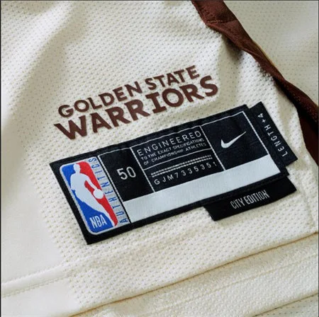 Warriors 2025-26 Tan City Jersey Warriors 2025-26 Tan City Jersey