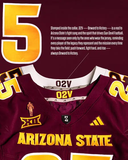 Arizona State Sun Devils 2025 Football Jersey Arizona State Sun Devils 2025 Football Jersey