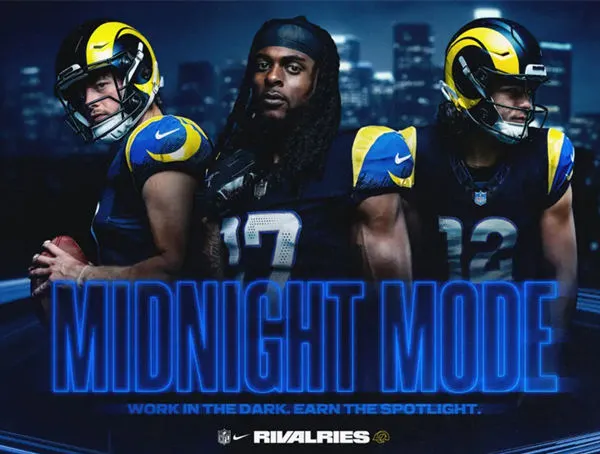 Rams Midnight Mode 2025 Rivalries Jersey Rams Midnight Mode 2025 Rivalries Jersey