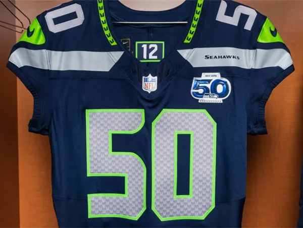 Seattle Seahawks 50th Season anniversary Jersey Seattle Seahawks 50th Season anniversary Jersey