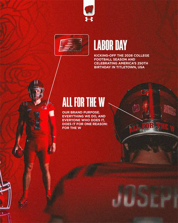 Wisconsin Badgers 2026 Lambeau Jersey Wisconsin Badgers 2026 Lambeau Jersey