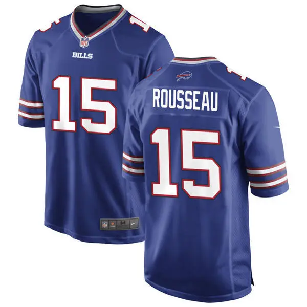 Youth Buffalo Bills #15 Gregory Rousseau Nike Royal Jersey