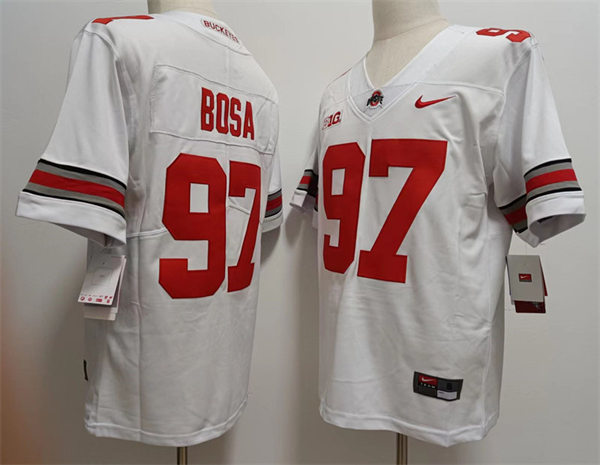 Men's Ohio State Buckeyes #97 Joey Bosa Nike White Limited College Football Jersey Men's Ohio State Buckeyes #97 Joey Bosa Nike White Limited College Football Jersey