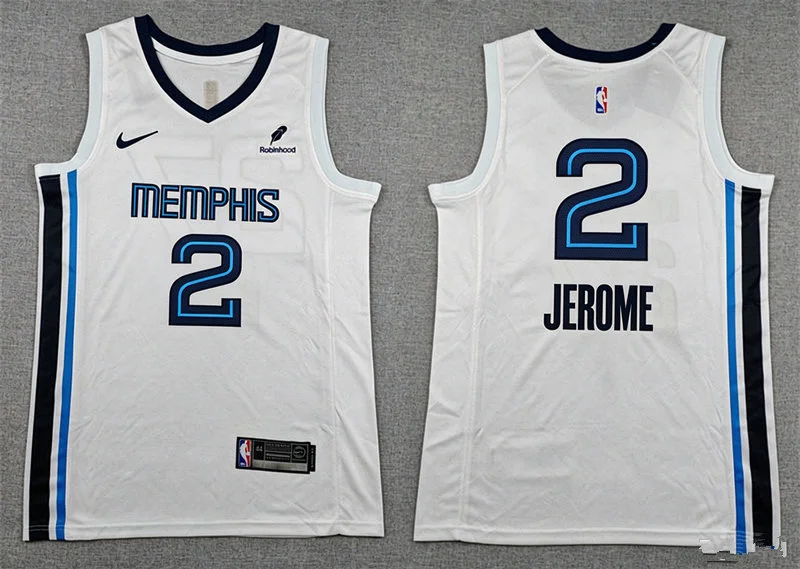 Mens Memphis Grizzlies #2 Ty Jerome Nike White Association Edition Swingman Jersey