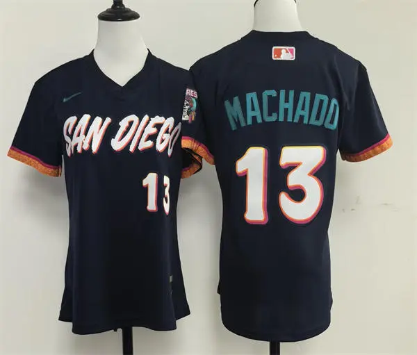 Women's San Diego Padres #13 Manny Machado Nike 2026 Obsidian City Connect Limited Jersey