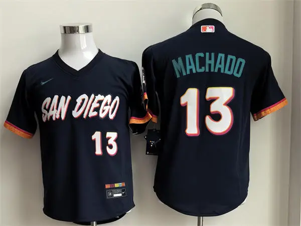 Youth San Diego Padres #13 Manny Machado Nike 2026 Obsidian City Connect Limited Jersey