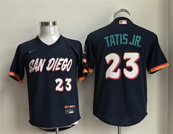 Youth San Diego Padres #23 Fernando Tatis Jr.  Nike 2026 Obsidian City Connect Limited Jersey