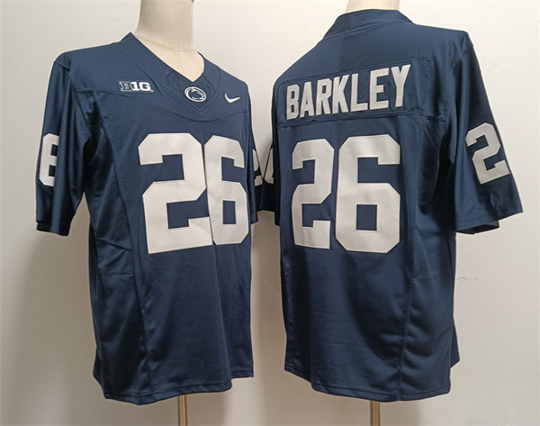 Men's Penn State Nittany Lions #26 Saquon Barkley Nike Navy with Name 2023 F.U.S.E. Limited College Football Jersey Men's Penn State Nittany Lions #26 Saquon Barkley Nike Navy with Name 2023 F.U.S.E. Limited College Football Jersey