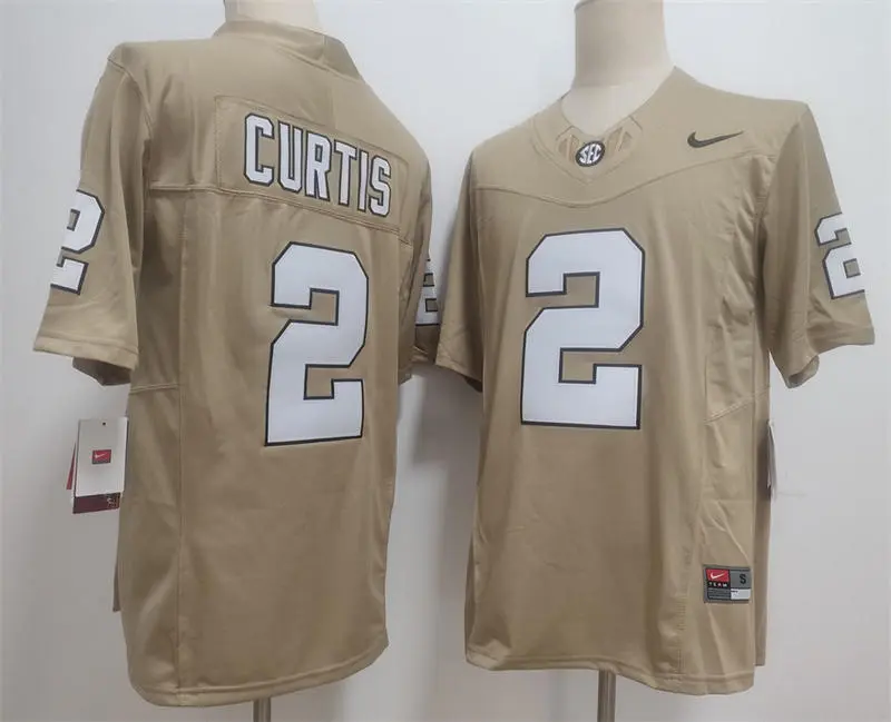 Vanderbilt Commodores #2 Jared Curtis 2026 Gold Football Game Jersey