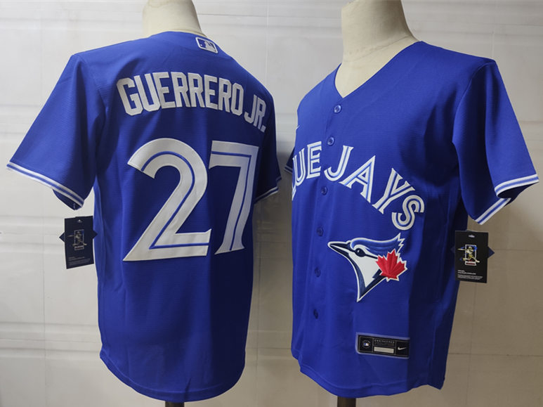 Men's Toronto Blue Jays #27 Vladimir Guerrero Jr Nike Royal Alternate Limited Jersey