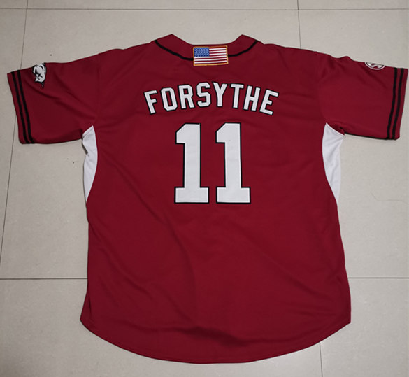 Men's Arkansas Razorbacks #11 Logan Forsythe Nike Cardinal Retro Baseball Jersey Men's Arkansas Razorbacks #11 Logan Forsythe Nike Cardinal Retro Baseball Jersey