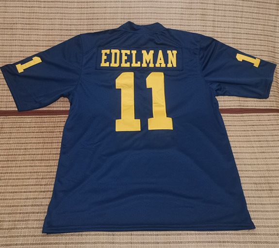 Men's Kent State Golden Flashes #11 Julian Edelman Nike Navy Retro College football Game Jersey Men's Kent State Golden Flashes #11 Julian Edelman Nike Navy Retro College football Game Jersey
