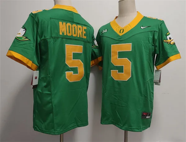 Mens Oregon Ducks #5 Dante Moore F.U.S.E. Limmited 2025 GANG GREEN Retro Football Game Jersey Mens Oregon Ducks #5 Dante Moore F.U.S.E. Limmited 2025 GANG GREEN Retro Football Game Jersey