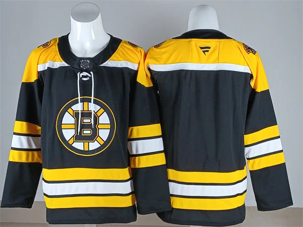 Men's Boston Bruins Blank Fanatics 2024 Black Team Jersey