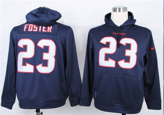 Houston Texans #23 Arian Foster Navy Hooded 