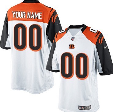 Mens Nike Cincinnati Bengals Customized 2018 White Limited Jersey
