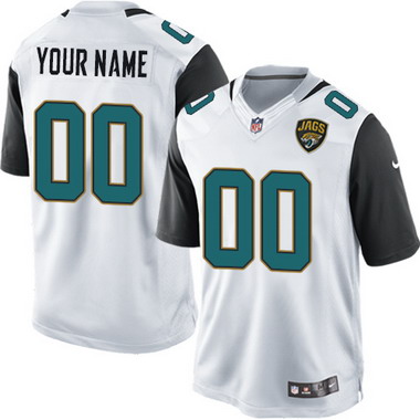 Men's Nike Jacksonville Jaguars Customized Nike White Limited Jersey
