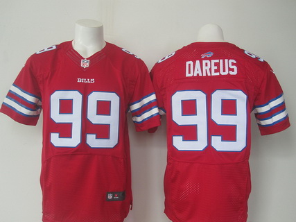 Men's Buffalo Bills #99 Marcell Dareus Red 2015 NFL Nike Elite Jersey