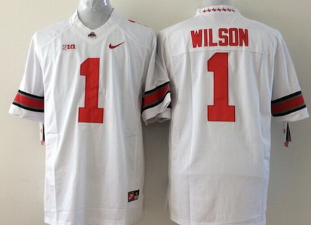 Youth Ohio State Buckeyes #1 Dontre Wilson White College Football Nike Limited Jersey