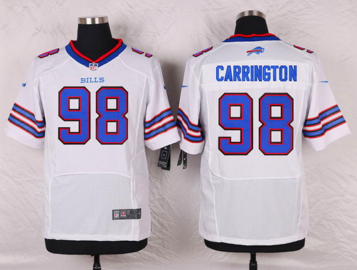 Men's Buffalo Bills #89 Chris Gragg White Road NFL Nike Elite Jersey