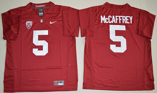 Men's Stanford Cardinal #5 Christian McCaffrey Nike NCAA College Football Jersey - Cardinal Men's Stanford Cardinal #5 Christian McCaffrey Nike NCAA College Football Jersey - Cardinal