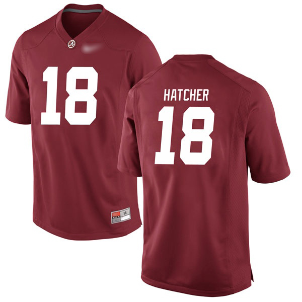 Layne Hatcher Alabama Crimson Tide Men's Jersey - #18 NCAA Crimson Game