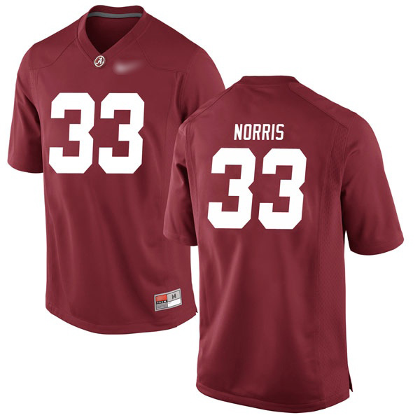 Kendall Norris Alabama Crimson Tide Men's Jersey - #33 NCAA Crimson Game