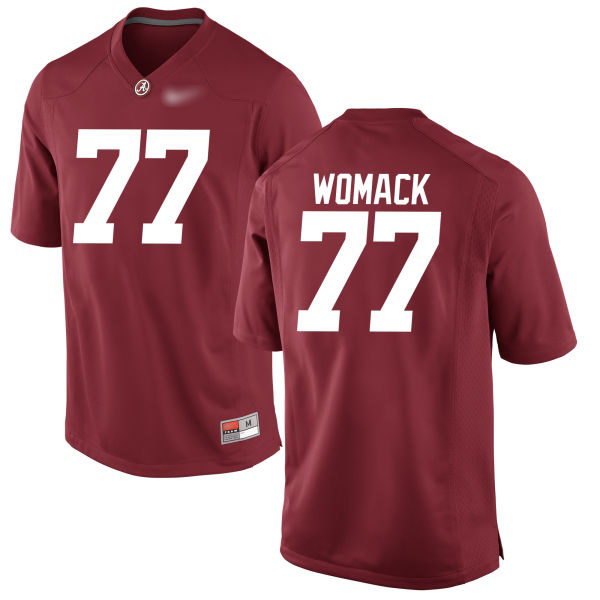 Matt Womack Alabama Crimson Tide Men's Jersey - #77 NCAA Crimson Game