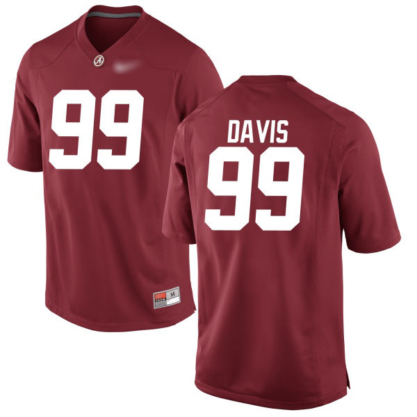 Raekwon Davis Alabama Crimson Tide Men's Jersey - #99 NCAA Crimson Game