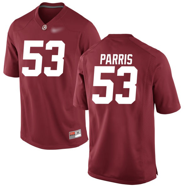Ryan Parris Alabama Crimson Tide Men's Jersey - #53 NCAA Crimson Game
