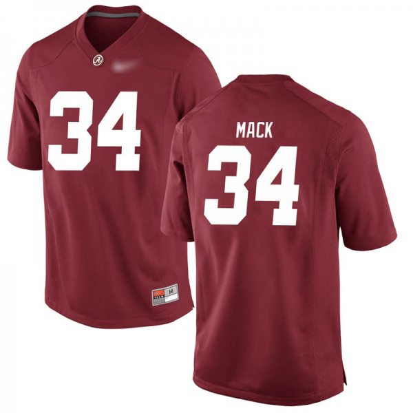 Tevin Mack Alabama Crimson Tide Men's Jersey - #34 NCAA Crimson Game