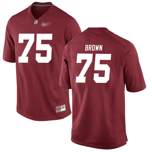 Tommy Brown Alabama Crimson Tide Men's Jersey - #75 NCAA Crimson Game