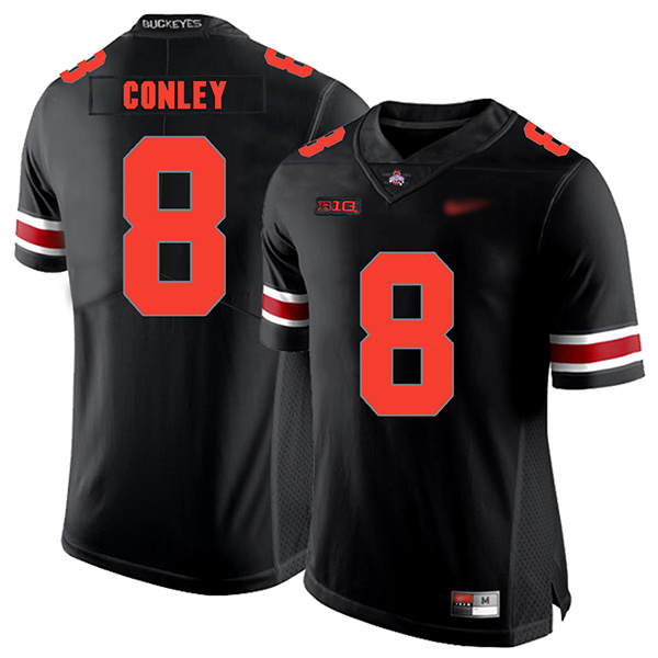 Gareon Conley Ohio State Buckeyes Men's Jersey - #8 NCAA Black Replica Authentic