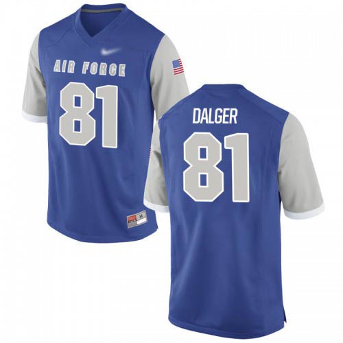 Lesley Dalger Air Force Falcons Mens Jersey - #81 NCAA Royal Game