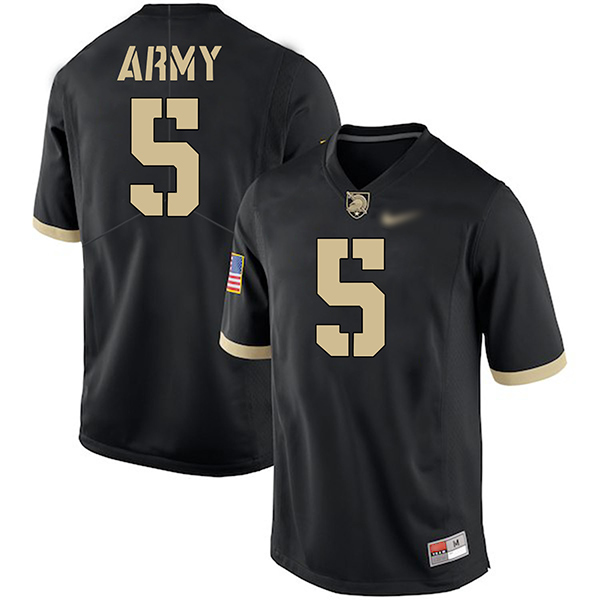 Kell Walker Army Black Knights Men's Jersey - #5 NCAA Black Game Authentic
