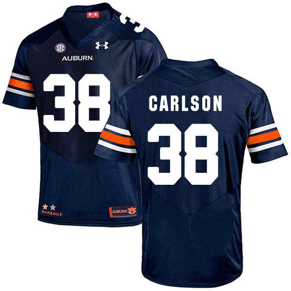Daniel Carlson Auburn Tigers Men's Jersey - #38 NCAA Navy Blue Stitched Authentic Daniel Carlson Auburn Tigers Men's Jersey - #38 NCAA Navy Blue Stitched Authentic