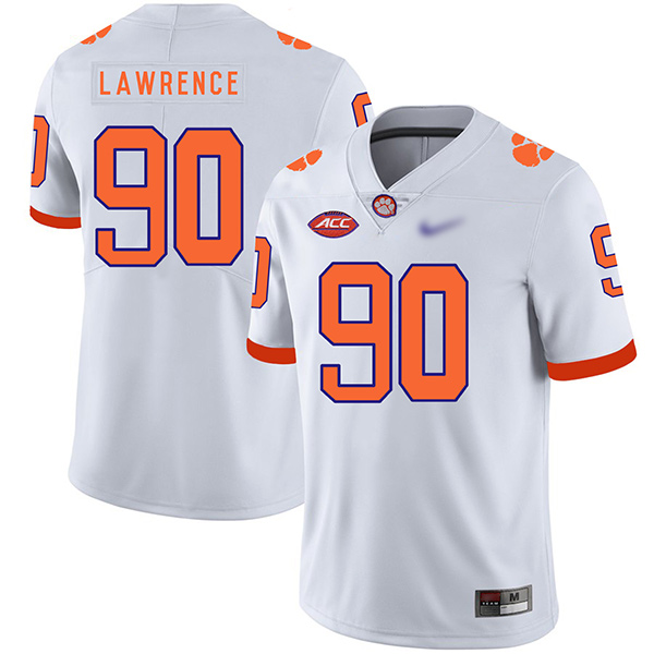 Mens Clemson Tigers #90 Dexter Lawrence Nike White College Football Game Jersey Mens Clemson Tigers #90 Dexter Lawrence Nike White College Football Game Jersey
