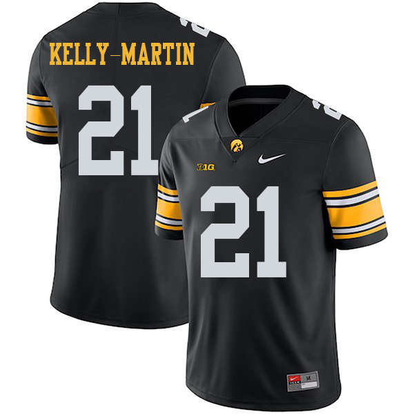 Ivory Kelly-Martin Iowa Hawkeyes Men's Jersey - #21 NCAA Black Stitched Nike Authentic