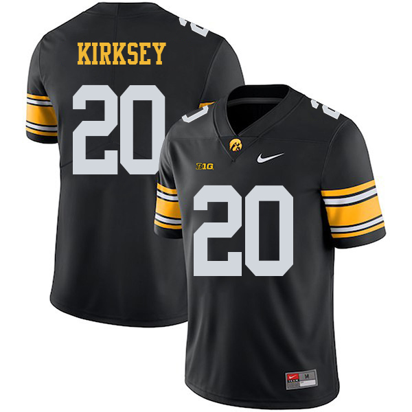 James Butler Iowa Hawkeyes Men's Jersey - #20 NCAA Black Limited Home