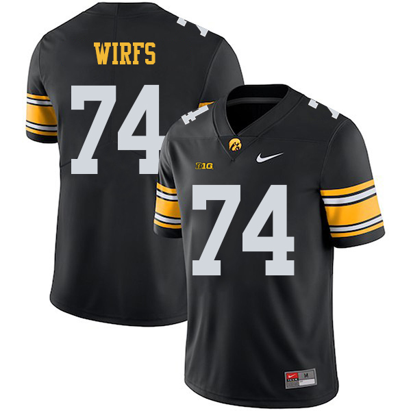 Mens Youth Iowa Hawkeyes #74 Tristan Wirfs 2019 Black College Football Jersey Mens Youth Iowa Hawkeyes #74 Tristan Wirfs 2019 Black College Football Jersey
