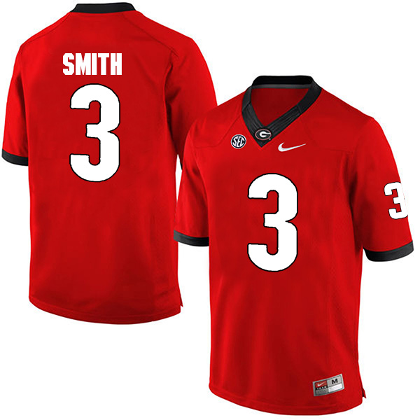 Roquan Smith Georgia Bulldogs Men's Jersey - #3 NCAA Red Limited Home Roquan Smith Georgia Bulldogs Men's Jersey - #3 NCAA Red Limited Home