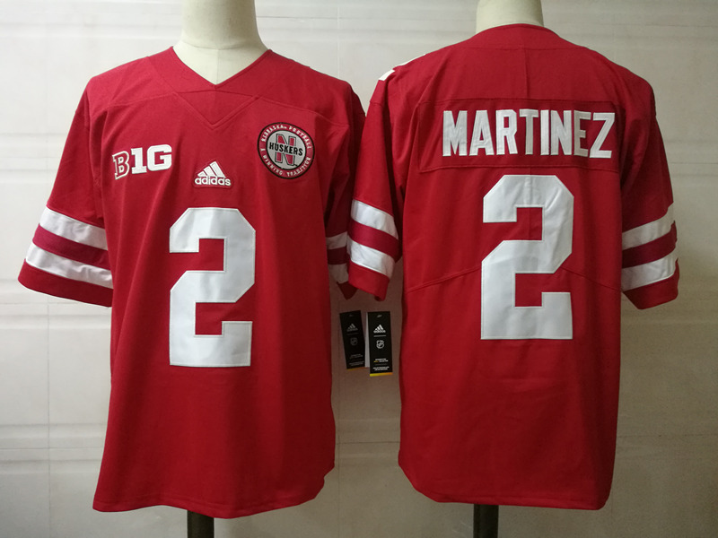 Mens Nebraska Huskers #2 Adrian Martinez adidas Home Scarlet College Football Game Jersey Mens Nebraska Huskers #2 Adrian Martinez adidas Home Scarlet College Football Game Jersey