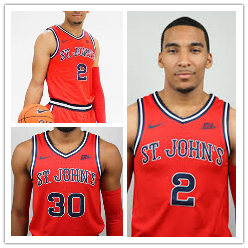 St. John's Red Storm Custom Nike 2025 Red Basketball Game Jersey