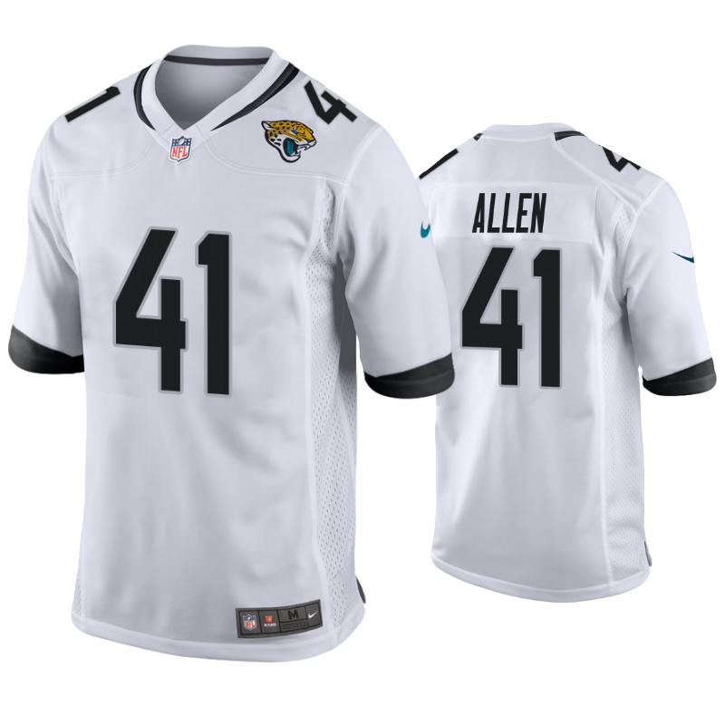 Youth Jacksonville Jaguars #41 Josh Hines-Allen Nike White Limited Jersey