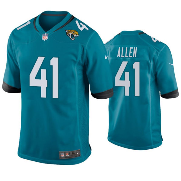 Youth Jacksonville Jaguars #41 Josh Hines-Allen Nike Teal Alternate Limited Jersey