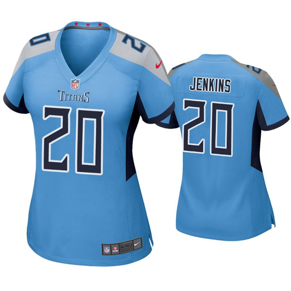 Womens Tennessee Titans #20 Janoris Jenkins Nike Light Blue Alternate Limited Stitched Jersey