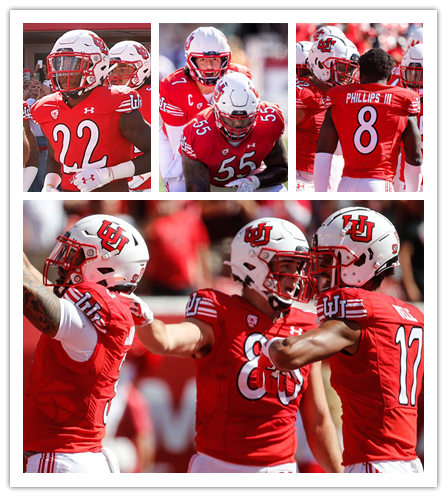 Utah Utes Custom Under Armour PAC12 2021 Red Retro College Football Throwback Jersey
