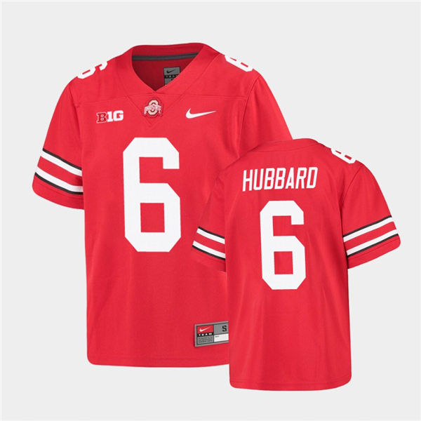 Mens #6 Sam Hubbard Ohio State Buckeyes Stitched Nike Scarlet College Football Game Jersey S-3XL